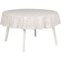 Pöytäliina Home4You PARTY Ø170 cm, kirkkaat kukat, beige