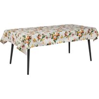 Pöytäliina Home4You HOLLY 136x220 cm, vaalea ruusukuosi, vaaleanpunainen