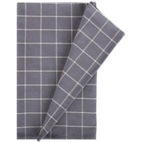 Pöytäliina Home4You LINEN 136x136 cm, harmaa neliö