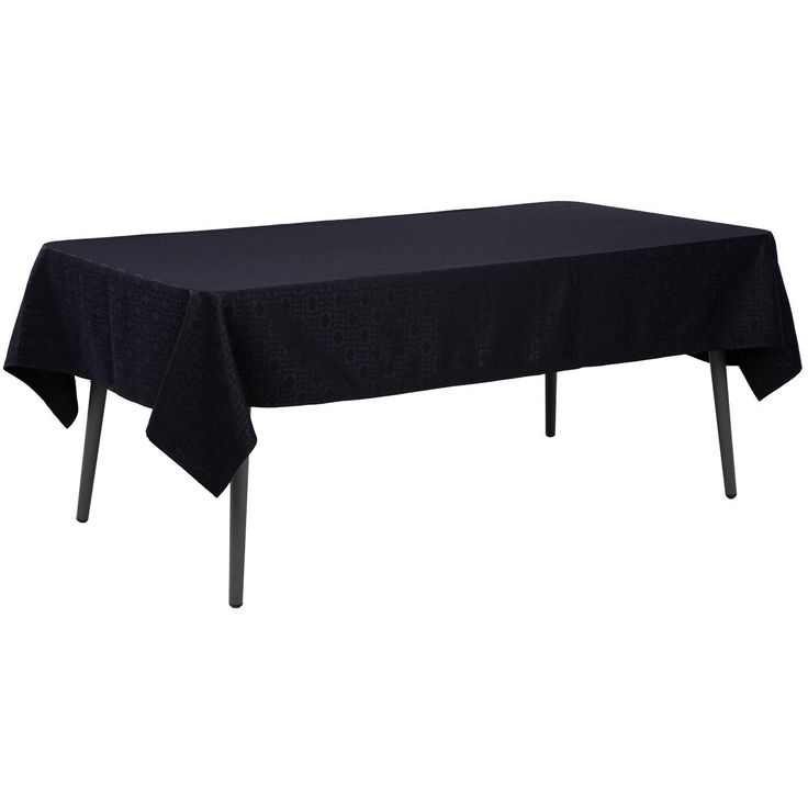 Table mat PARTY 150x250cm, black motif