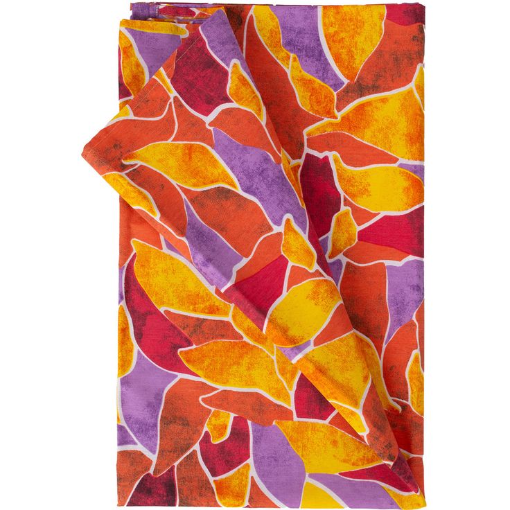 Table mat LONETA NEW 136x220cm, red leaves