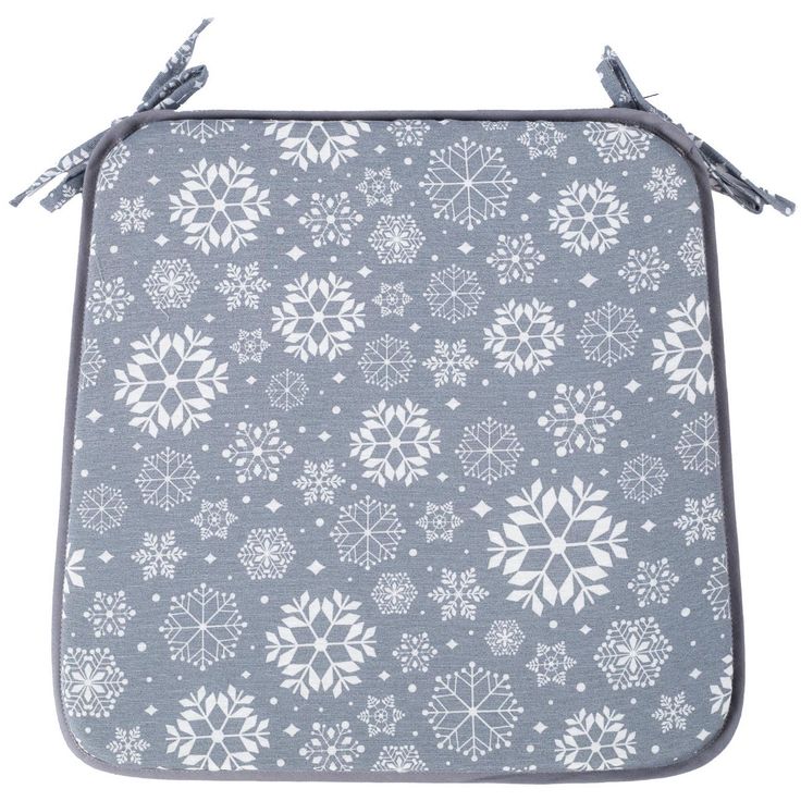 Cushion WINTER FLOWERS for chair 39x39cm,