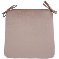 Samettinen istuintyyny Home4You 39x39 cm, beige