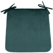 Samettinen istuintyyny Home4You 39x39 cm, vihreä