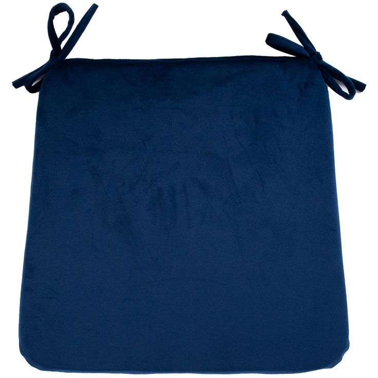 Cushion VELVET 2, for chair 39x39cm, blue