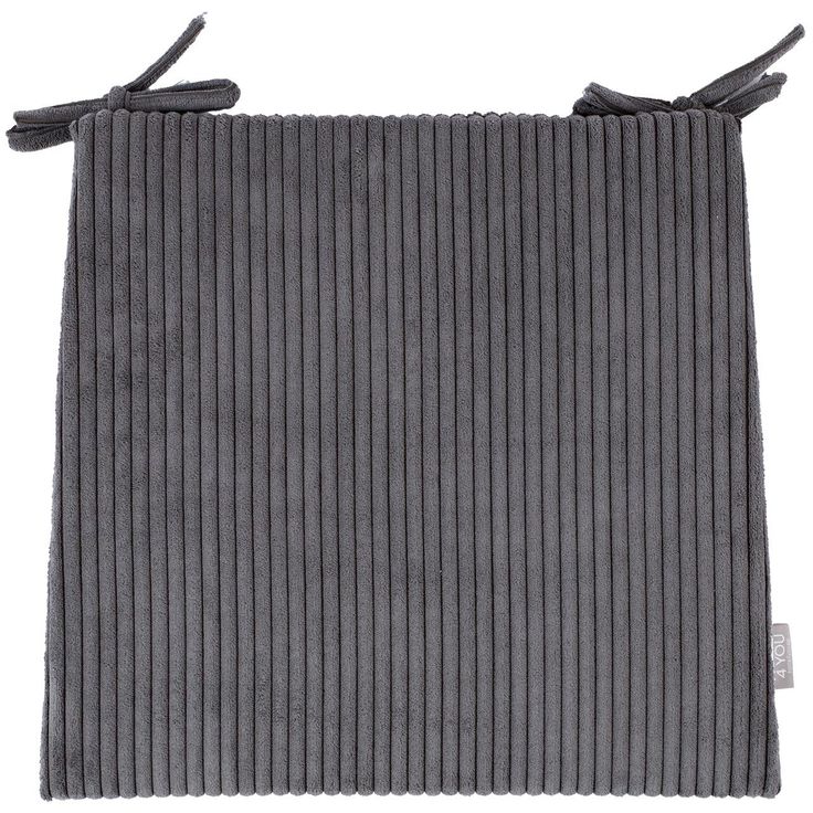 Cushion HYPER for chair 45/41x40cm, dark grey