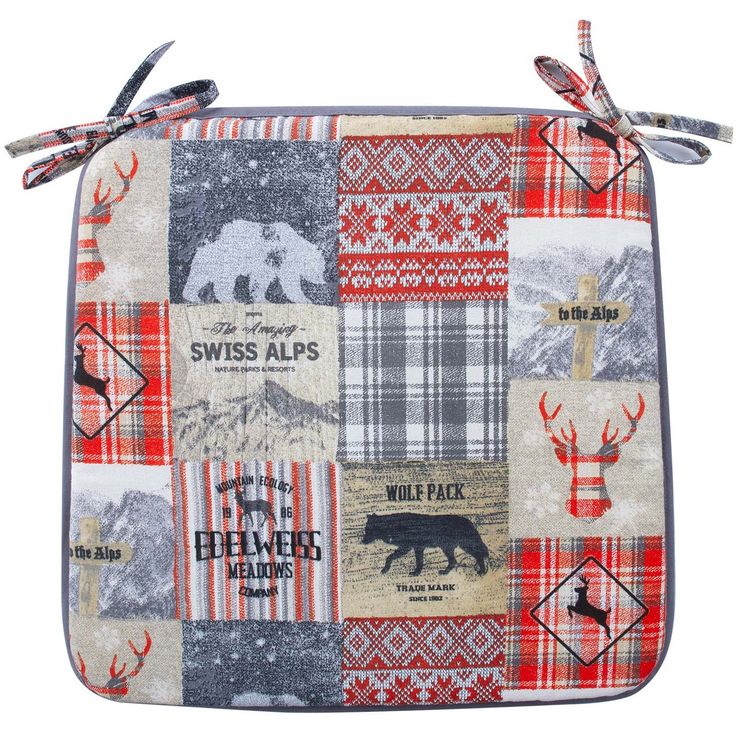 Cushion for chair WINTER 39x39cm, winter and animals