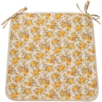 Tuolin pehmuste Home4You LONETA NEW 39x39 cm, beige ruusu