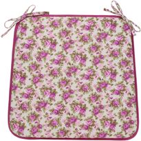 Tuolin pehmuste Home4You LONETA NEW 39x39 cm, violetti ruusu