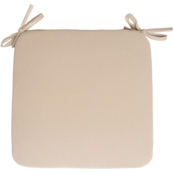 Chair pad VELVET NEW 39x39xH2,5cm, light beige