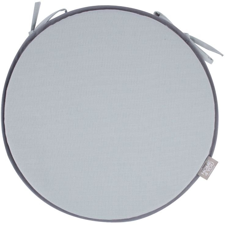 Cushion MY COTTON for chair D39cm, light grey