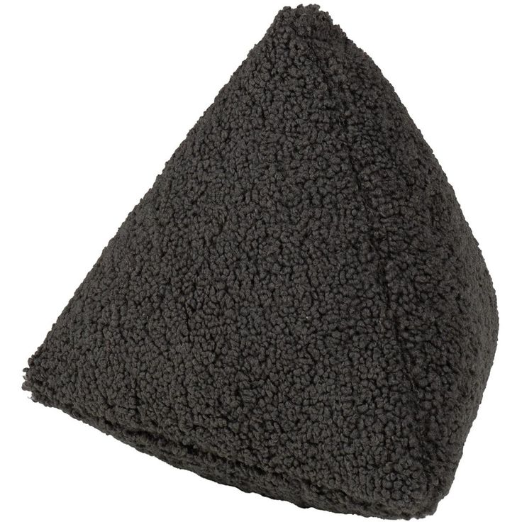 Pillow LARRY tetrahedron, 32x32x32cm, grey