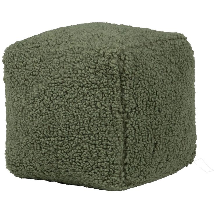 Pillow LARRY cube, 25x25x25cm, green