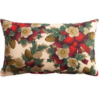 Koristetyyny Home4You WINTER FLOWERS 32x50 cm, nauhakuosi, monivärinen