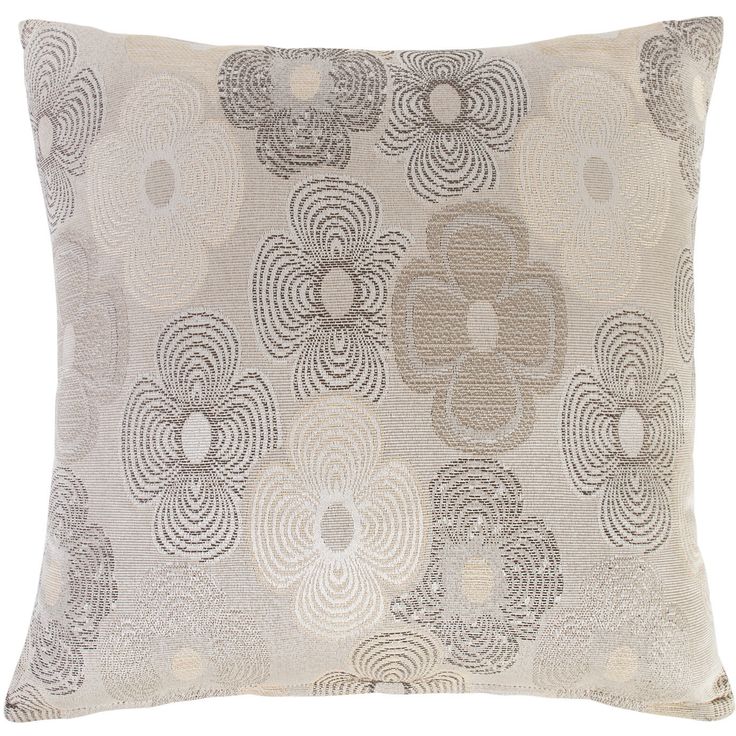 Cushion WICKER 50x50cm, flowers