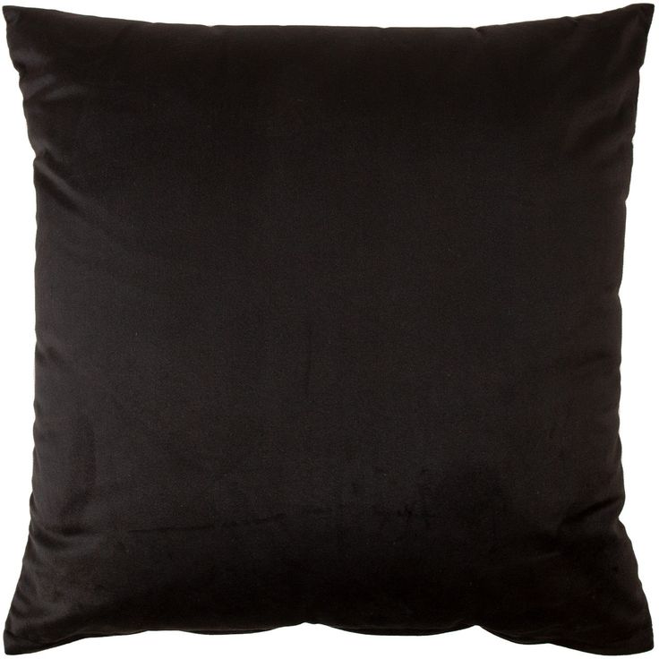 Pillow VELVET 50x50cm, black