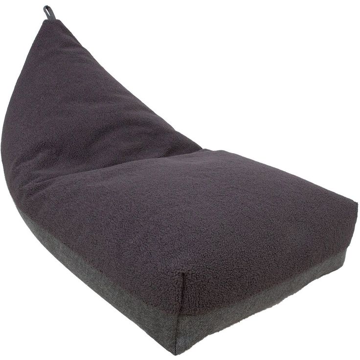 Bean bag LAMB BAG 130x80x20/70cm, dark grey