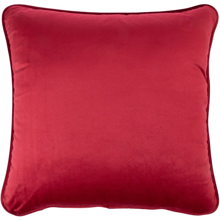 Pillow VELVET 45x45cm, burgundy