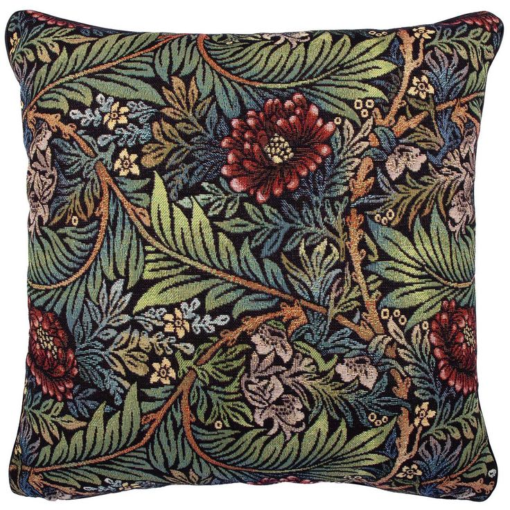 Pillow HOLLY 45x45cm, twisting leaves