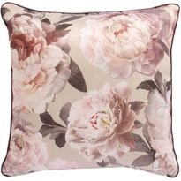Koristetyyny Home4You HOLLY 45x45 cm, vaaleanpunaiset pionit