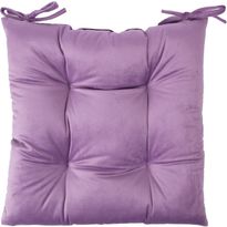Tuolin pehmuste sametti Home4You 2,40x40 cm, violetti