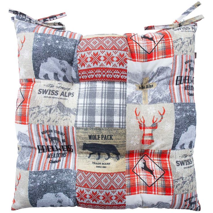 Cushion for chair WINTER 40x40cm, winter and animals