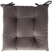 Tuolin pehmuste sametti Home4You NEW 40x40 cm, taupe, beige