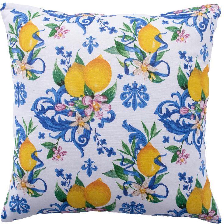 Pillow LONETA 45x45cm, lemon blossoms