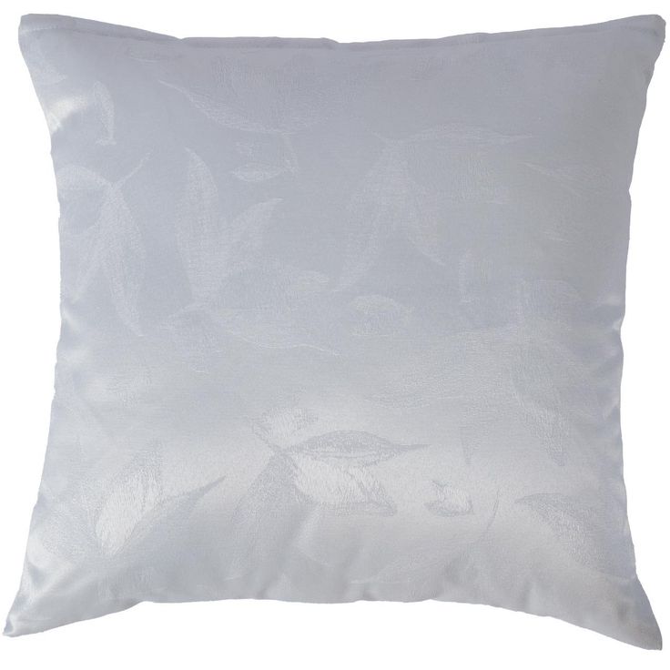 Pillow PARTY 45x45cm, white leaves