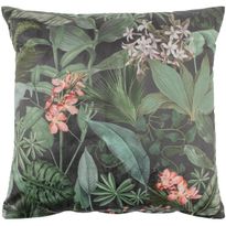 Koristetyyny Home4You HOLLY 45x45 cm, trooppiset kasvit, vihreä