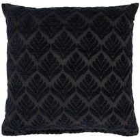 Koristetyyny Home4You TEDDY 45x45 cm, musta kukka kuvio