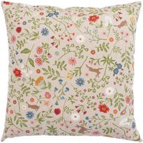 Koristetyyny Home4You HOLLY 45x45 cm, eläimet ja kukat, monivärinen