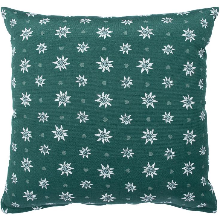 Pillow HOLLY 45x45cm, green Edelweiss