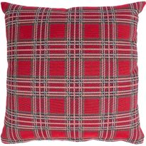 Koristetyyny Home4You HOLLY 45x45 cm, punainen neliö