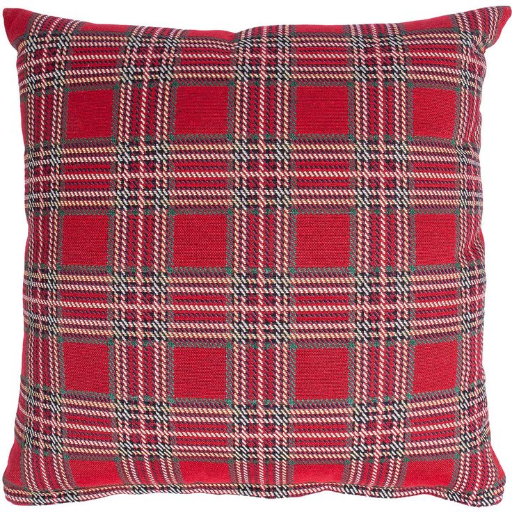 Pillow HOLLY 45x45cm, red square