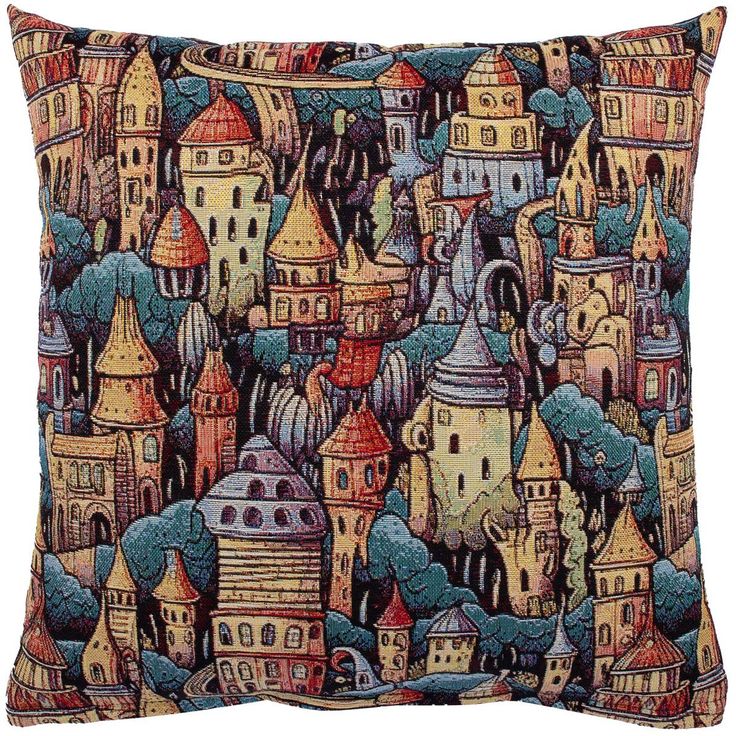 Pillow HOLLY 45x45cm, fantasy city