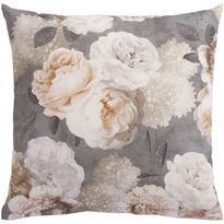 Tyyny Home4You HOLLY 45x45 cm, harmaat kukat