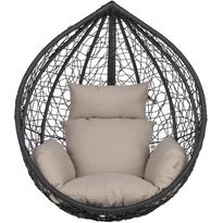 Riipputuolin pehmuste Home4You DROPLET, beige