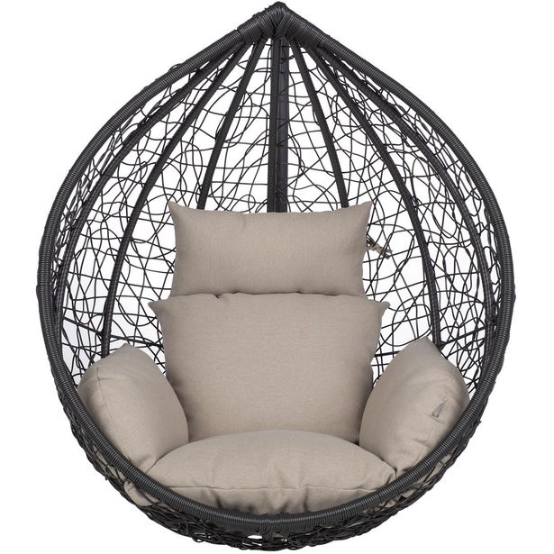 Cushion for hanging chair DROPLET beige