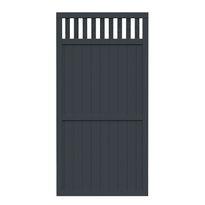 Aitaelementti Palmako Elke 2, 180x90cm, harmaa, 5kpl/pkt