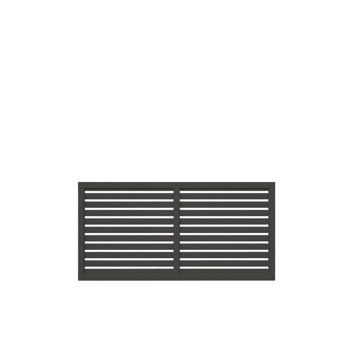 Aitaelementti Palmako Nina4 GYPNT 1800x900mm harmaa, 5kpl/pkt