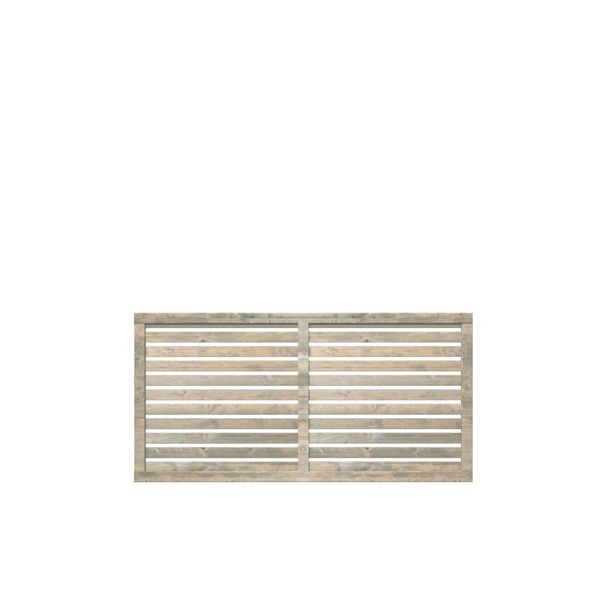 Aitaelementti Palmako Nina4 GYVPI 1800x900mm painekyllästetty harmaa, 5kpl/pkt
