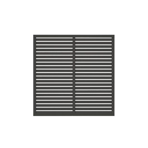 Aitaelementti Palmako Nina1 GYPNT 1800x1800mm harmaa, 5kpl/pkt