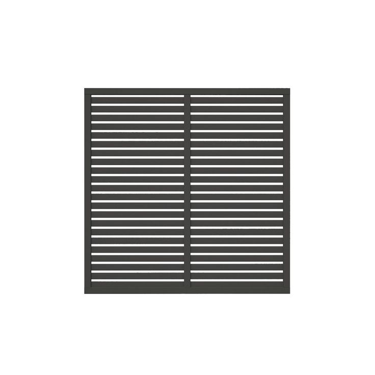 Aitaelementti Palmako Nina1 GYPNT 1800x1800mm harmaa, 5kpl/pkt