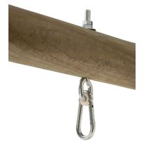 Keinun kiinnike Palmako, 120mm, kiinnitys puun läpi