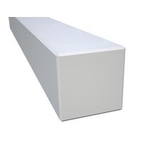 Liimapuutolppa Palmako, 90x90x1000mm, valkoinen, 5kpl/pkt, Verkkokaupan poistotuote