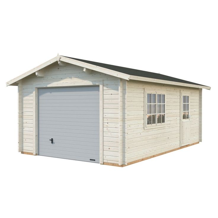 Autotalli Palmako Roger, nosto-ovella, 19m² FR44-3857-2