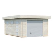 Autotalli Palmako Rasmus, nosto-ovella, 19m² FR44-3857-5