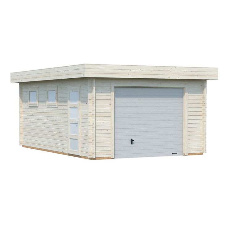 Autotalli Palmako Rasmus, nosto-ovella, 19m² FR44-3857-5