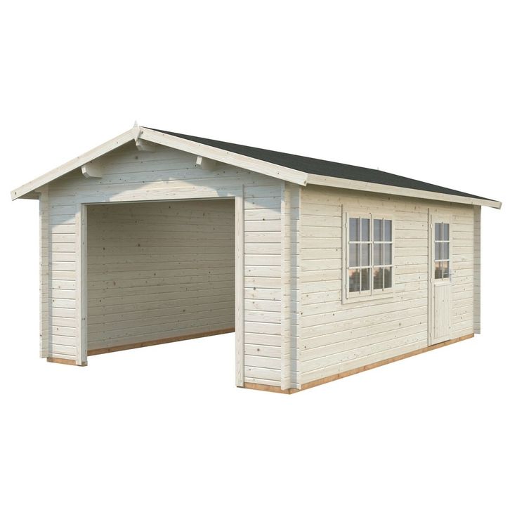 Autotalli Palmako Roger, ilman ovea, 19m² FR44-3857-8